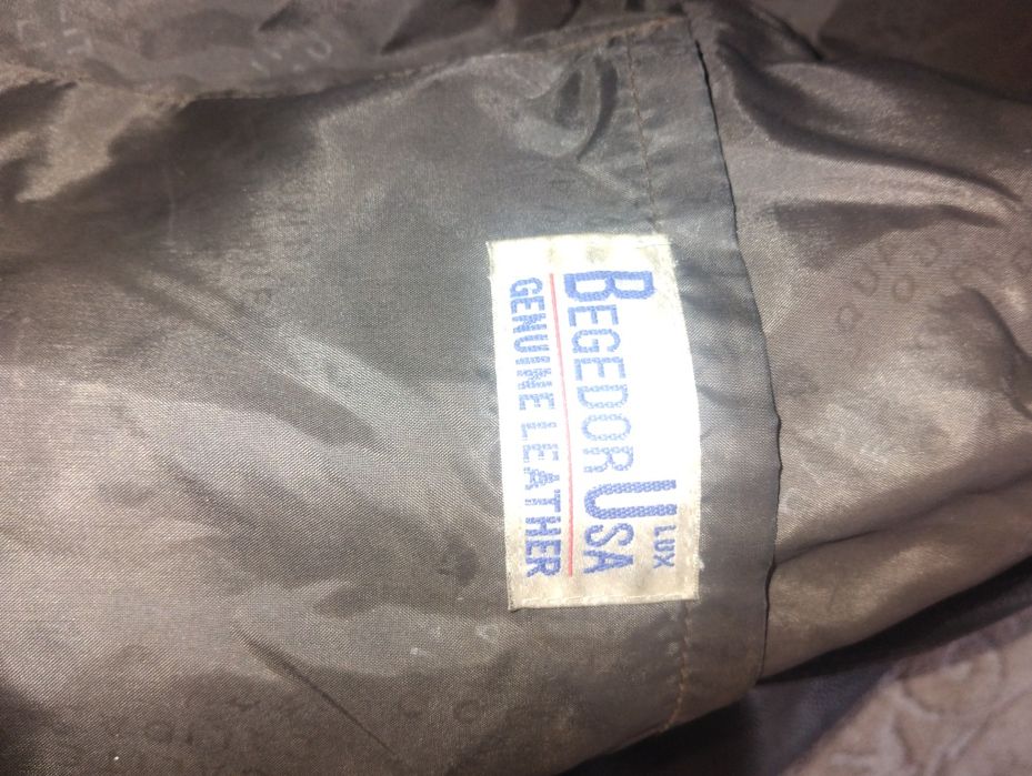 Кожаная куртка мужская