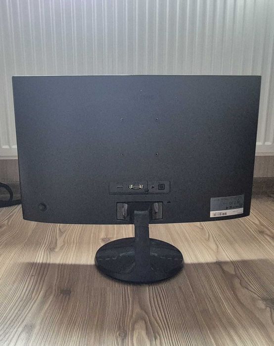 Monitor curbat LED VA SAMSUNG C24F390FHU, 24", Full HD, 60Hz, negru