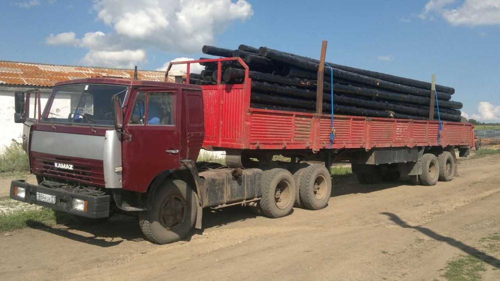 Деревянные опоры для ЛЭП  и пиломатериалы