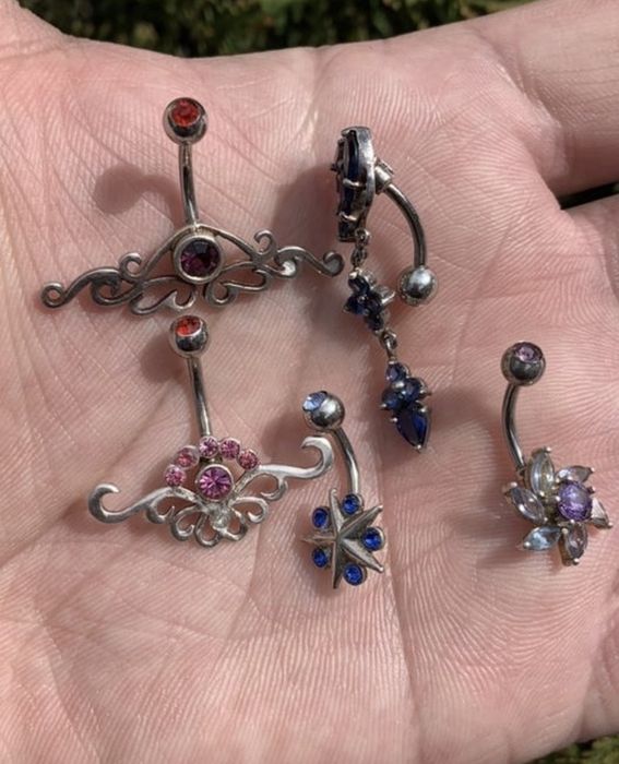 UNICAT Cercei/piercing/buric din argint vechi 925 - 5 buc 380 lei