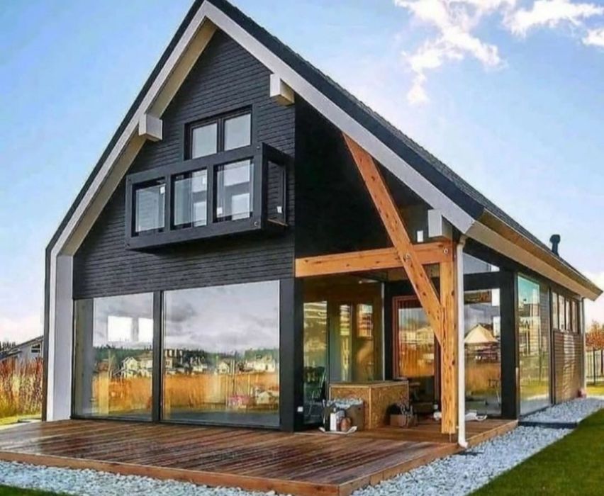 Vand case din panouri sandwich