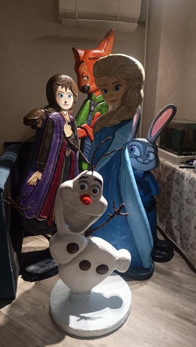 Мультяшные фигуры, популярные персонажи для детей