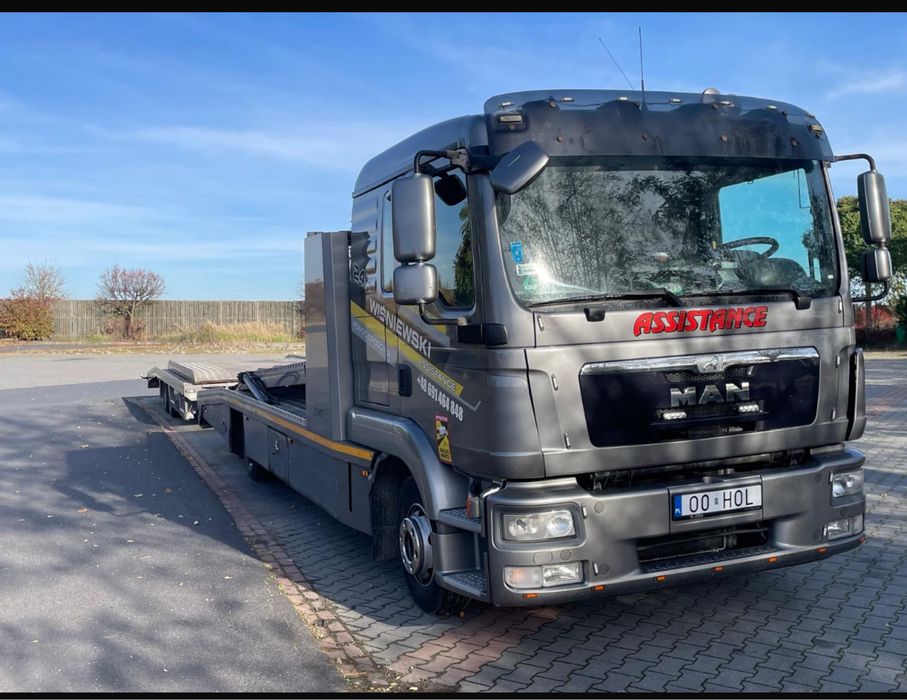 Man TGL 8220 plus remorca THIJOF