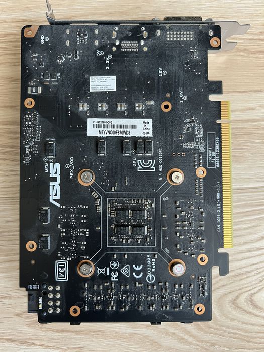 ASUS GeForce GTX 1660 Phoenix OC Edition 6GB GDDR5
