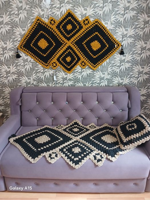 Плед ручная работа