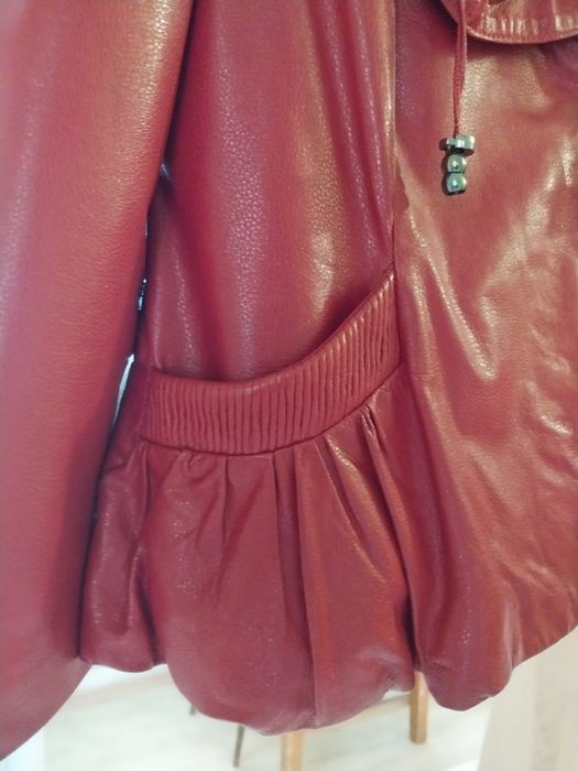 Пиджак женский кожаный