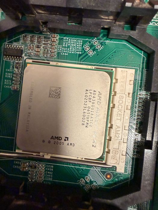 3 kituri retro placă de bază + procesor AMD Athlon 64 AM2 DDR2 Biostar Gigabyte