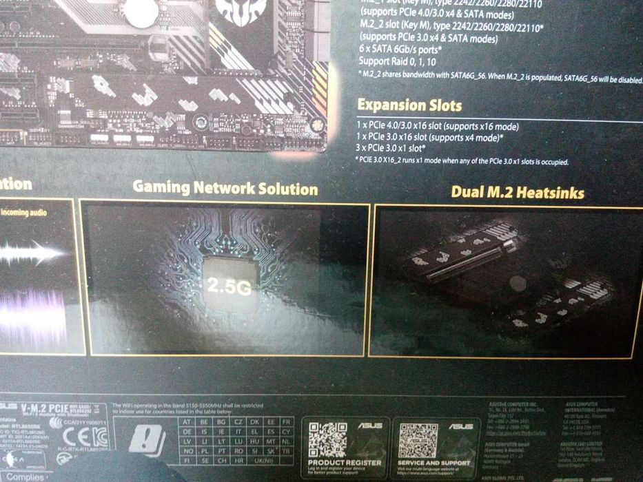 ASUS B550 Plus Wi-Fi II мощная  плата для AMD AM4