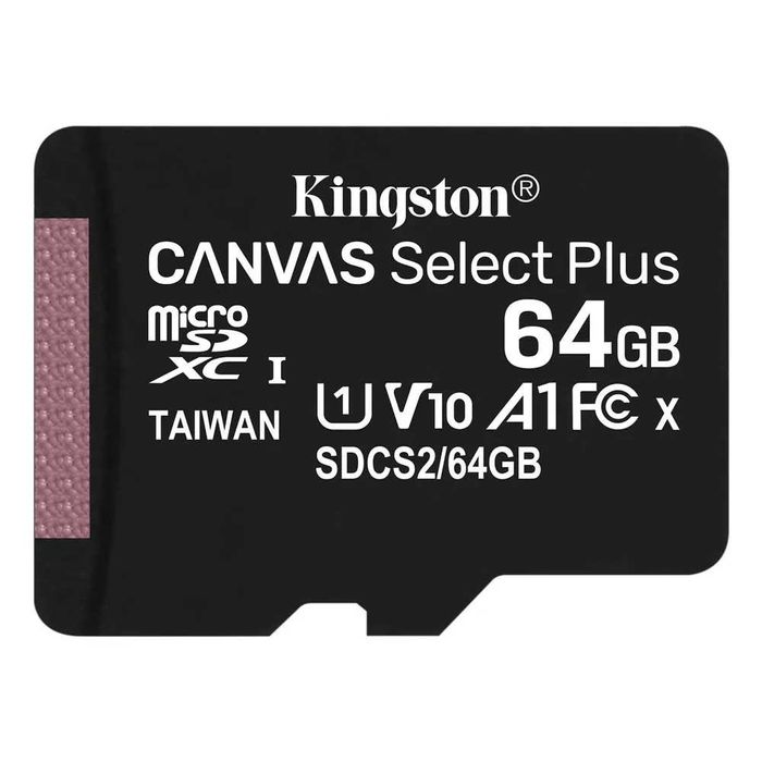 Kingston Карта памяти MicroSD 64GB Canvas Select Plus
