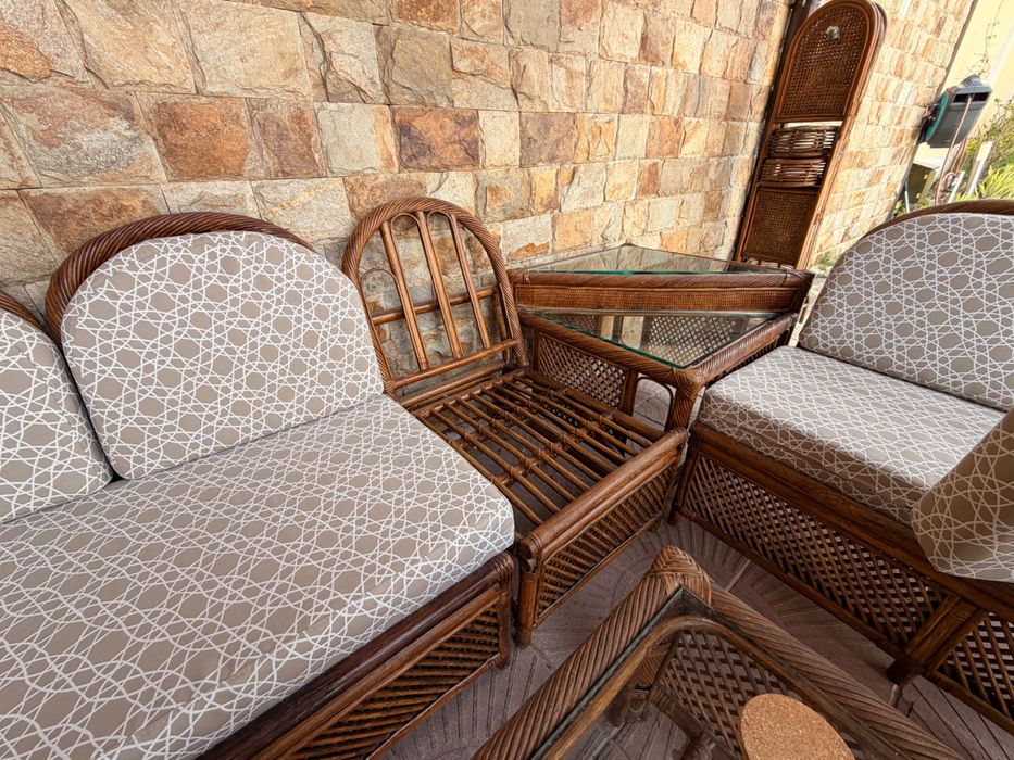 Естествен ратанов комплект