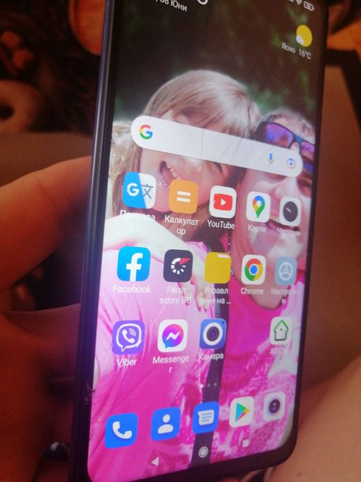 Продавам Телефон Xiaomi редми НОТ 9 128 гб нов с гаранция леко наранен