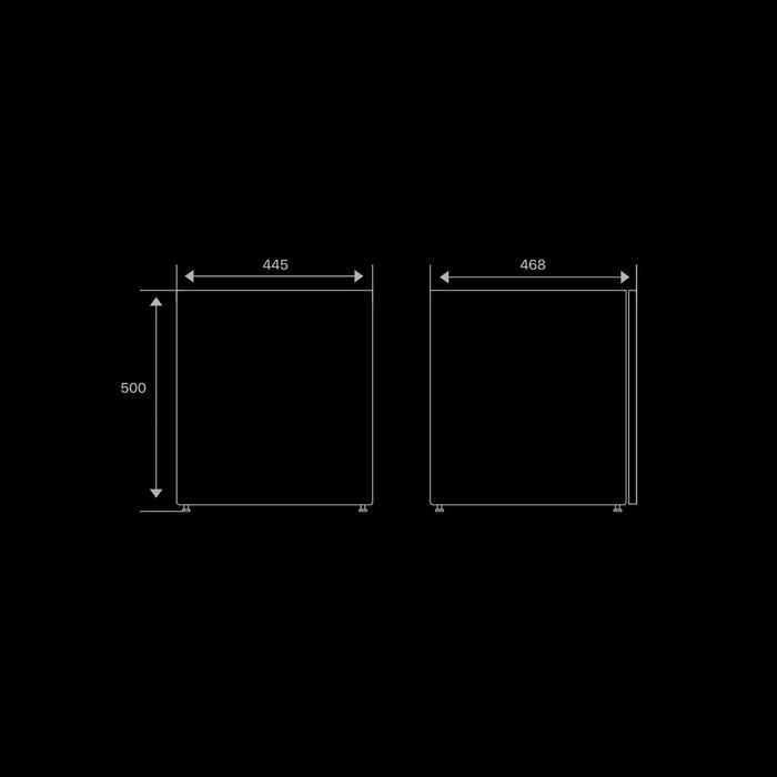 Hoffman 45л —  компактный и тихий мини-холодильник для дома и офиса!
