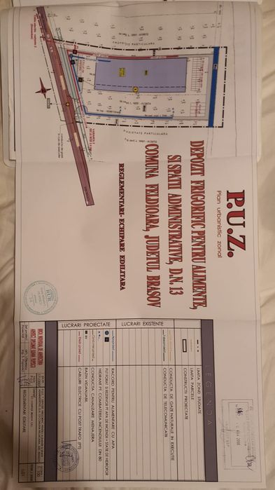 IDEAL INVESTIȚIE ! Vand  teren intravilan industrial DN13 PUZ depozit