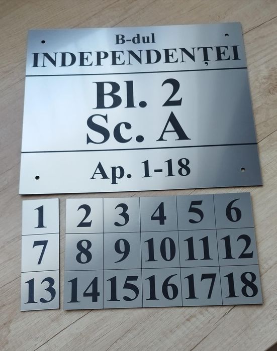 Placuta gravata cutii postale