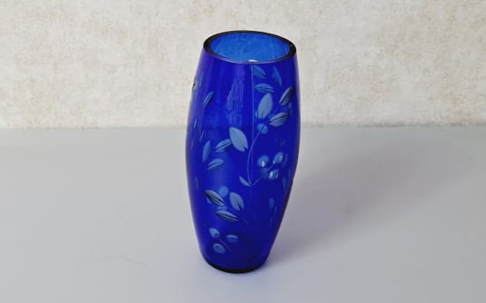 Вазы цветное стекло