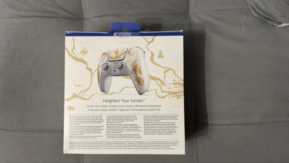 PS5 контролер Ghost of Yotey gold Limited