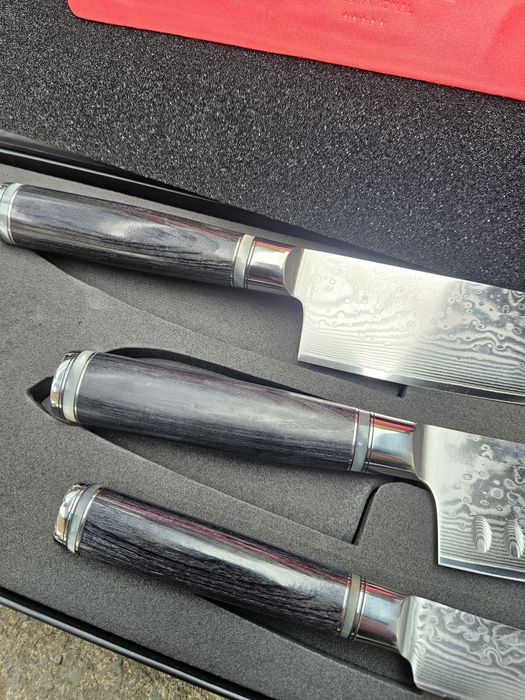 Chef Cuisine International  Set 3 cutite bucatarie otel damasc