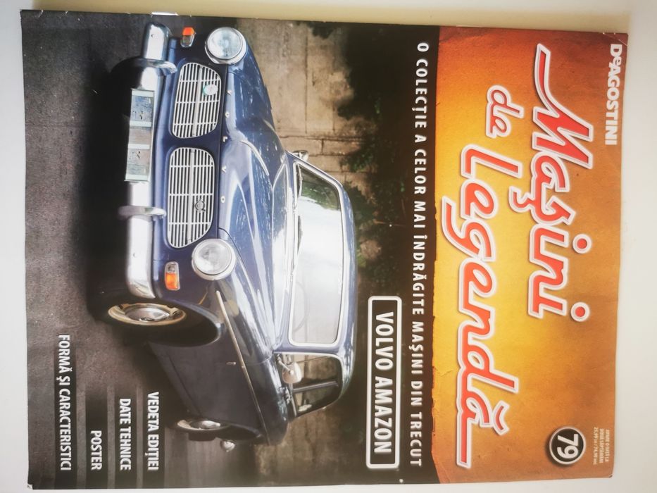 Revista Masini de legenda Renault 10 Volkswagen Kafer Volvo BMC Mini