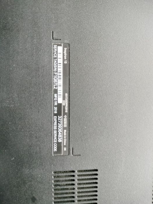 Vând laptop Dell inspiron 3567 în stare bună, i3, SSD doar 399 lei