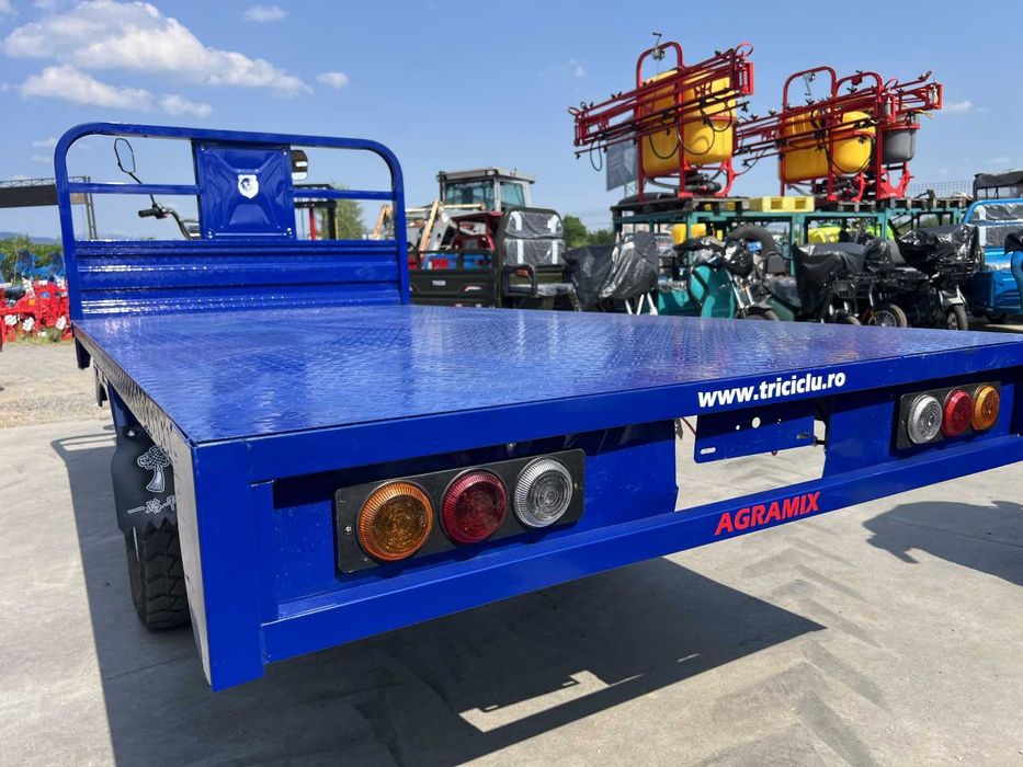 Triciclu electric platforma 3m Thor Hercules 72V 75Ah motor 2200W