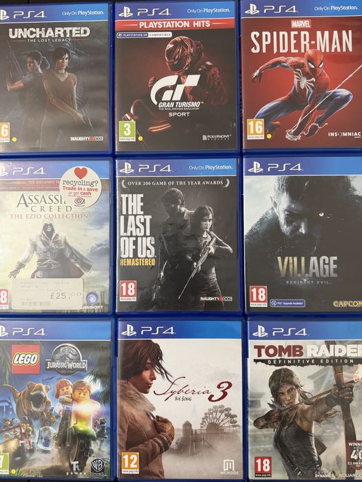 18 игри за 249 лева PS 4