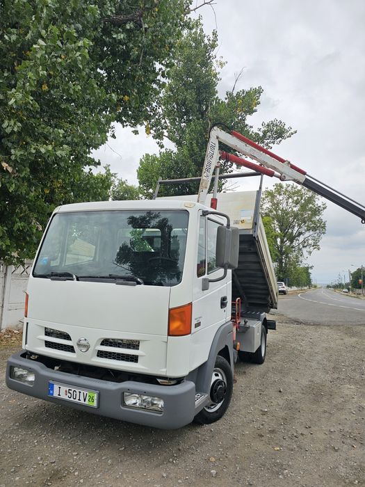 Nissan Atleon basculabil cu macara Bonfiglioli
