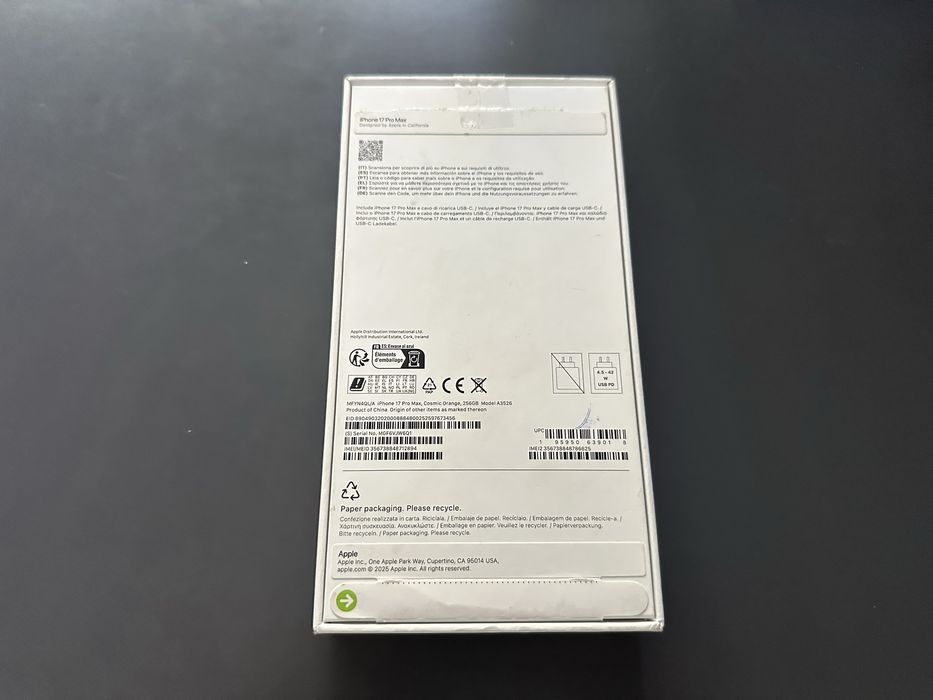Apple iPhone 17 Pro Max 256GB-НОВ