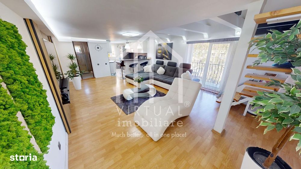 Apartament cu 4 camere, 82mp utili + balcon, recent renovat