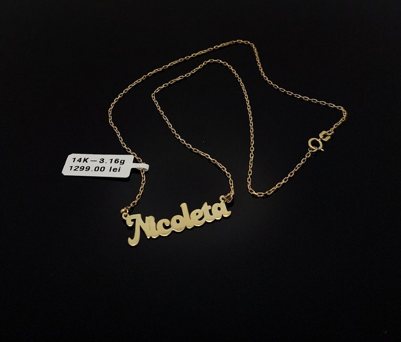 Bijuteria Royal lant din aur 14k 3.16 gr