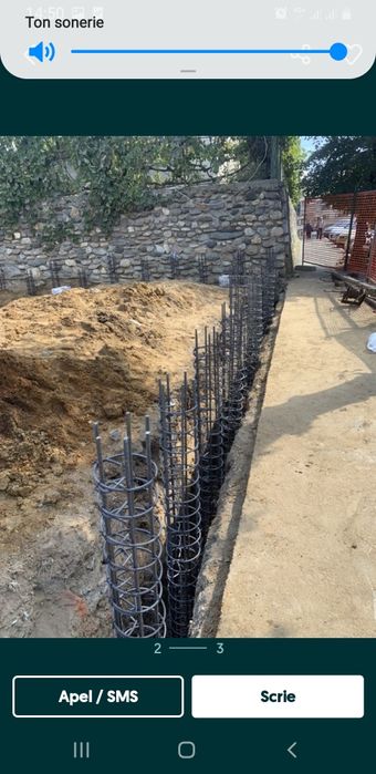 Foraje puturii și pilonii