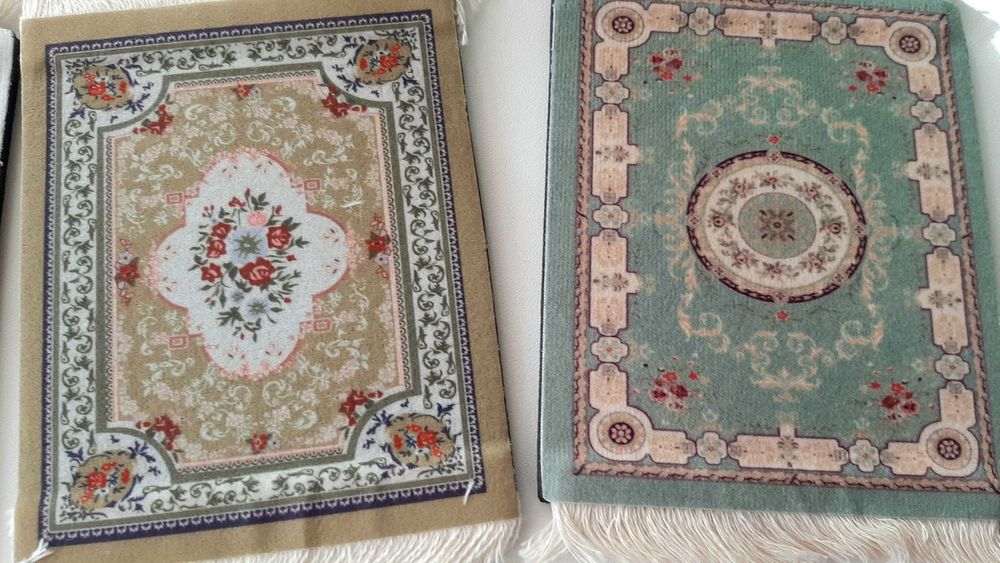 Красивые коврики для кукольного домика!