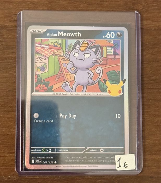 Meowth collection  Pokemon 30th anniversary TCG