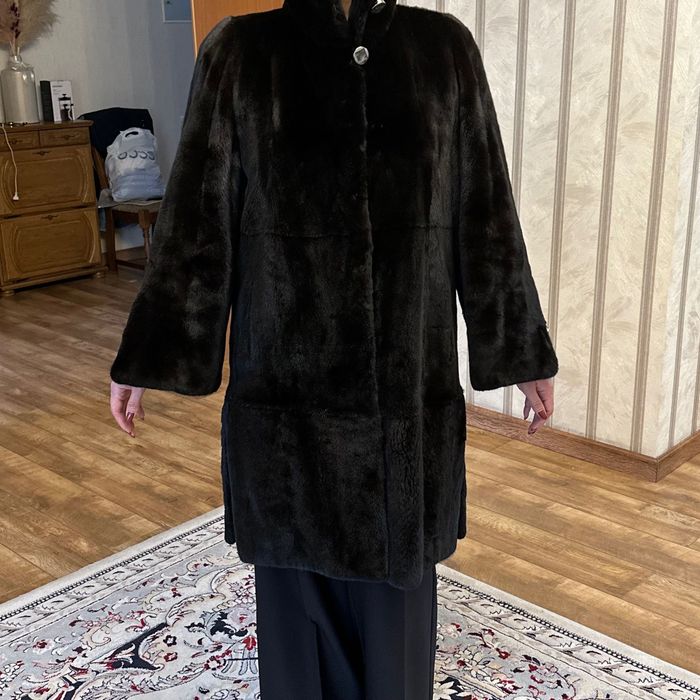 Норковая шуба блэк нафа