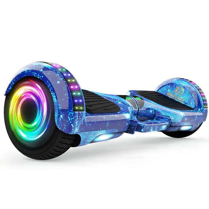 Hoverbord albastru/roz/multicolor