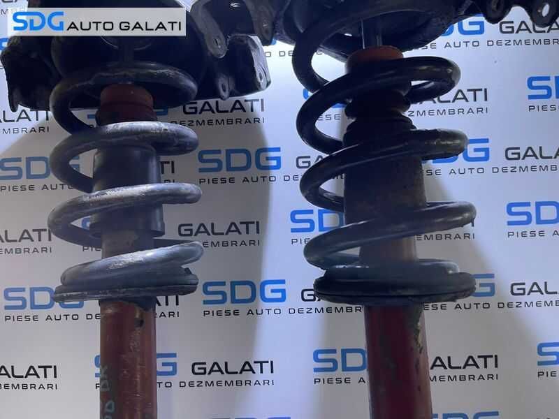 Set Telescoape Amortizoare Complete cu Arc si Flansa Fata Stanga Dreapta Audi A6 C6 4x4 Quattro 3.0 TDI 2005 - 2011 Cod 4F0413031AP