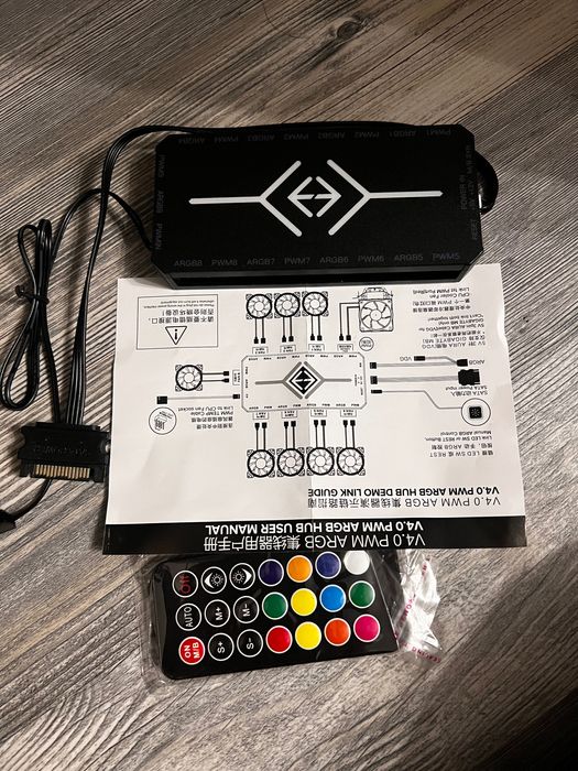 RGB HUB для компьютера с пультом