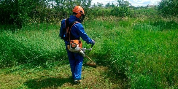 Покос травы уборка участков
