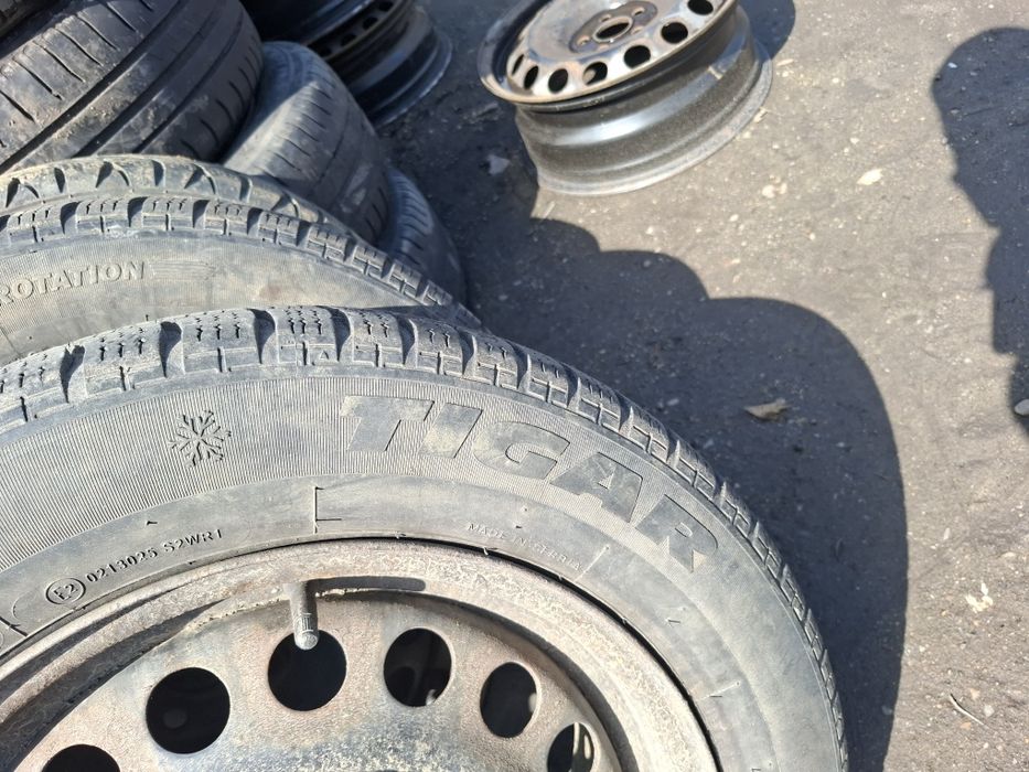 Vand 2 roti R 15 opel astra G au si anvelope 195 60 15 tigar m+s