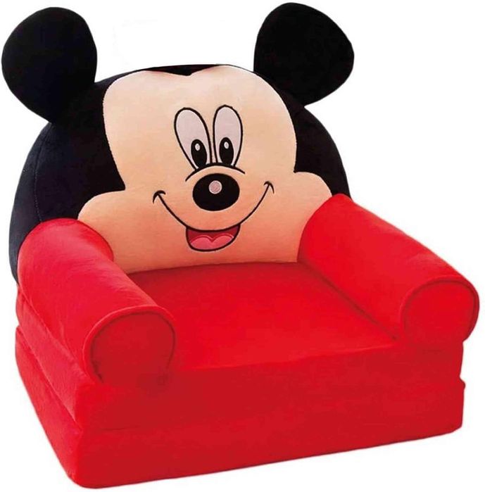 Scaun de pluș extensibil Mickey Mouse pentru copii - nou