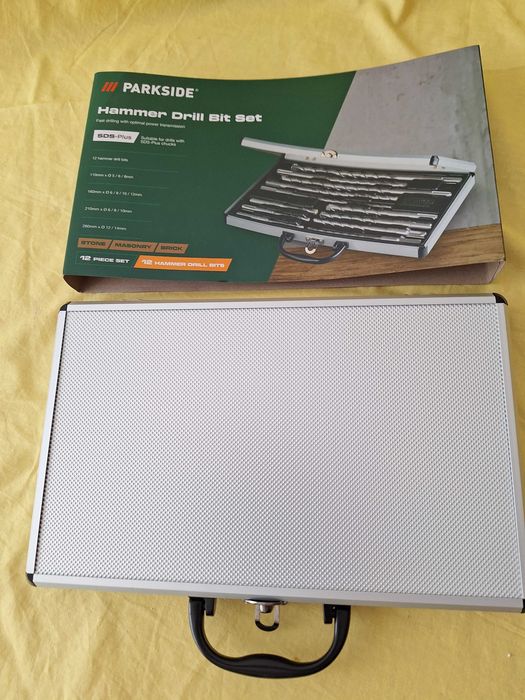 Trusa set burghie pentru ciocan rotopercutor SDS, buc = 12