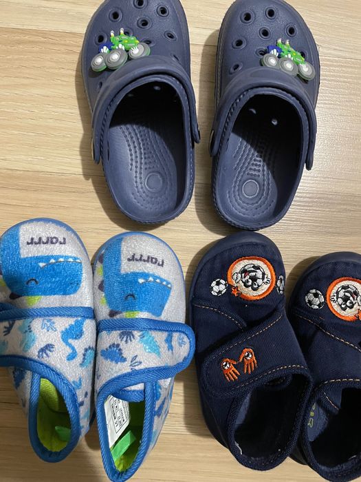 Пантофки 3 чифта, 22 размер