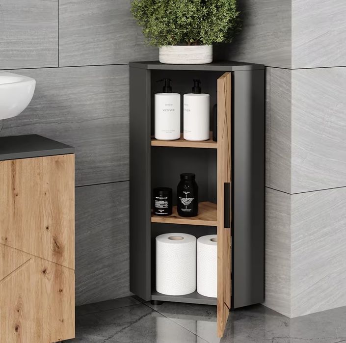 Ъглов висок шкаф 9061