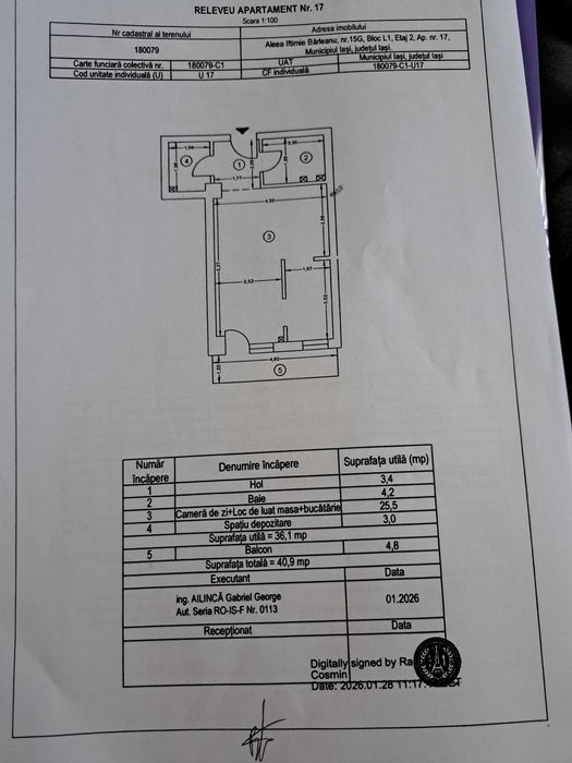Apartament de vânzare