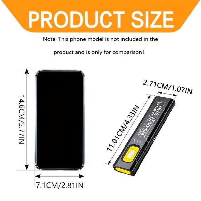 Мини LED фенерче ключодържател