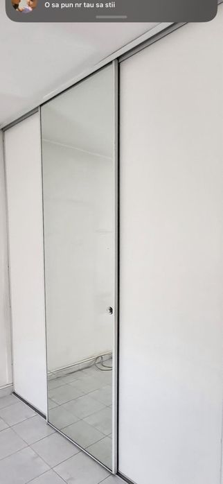 Dulap dressing cu uși glisante și oglinzi 4m lungime x 3m inaltime - facut la comanda