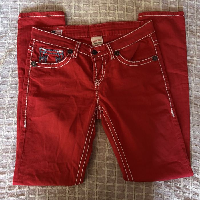 True Religion червени дънки размер 29