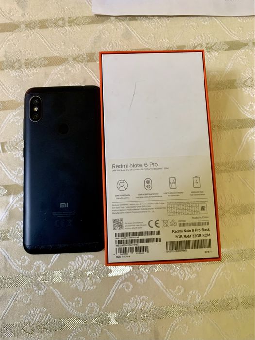 Arzon telefon redmi note 6 pro original