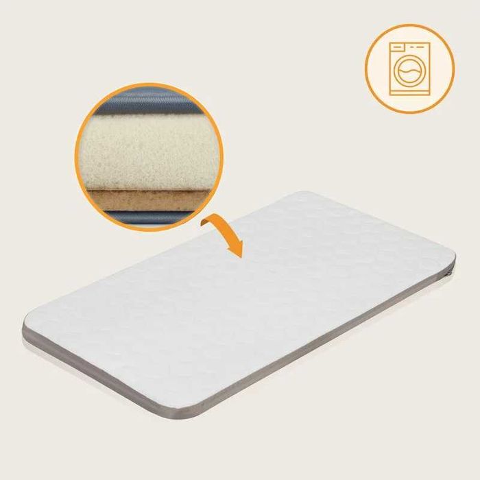 Patut co-sleeper Lionelo Aurora 3 în 1, cu legănare