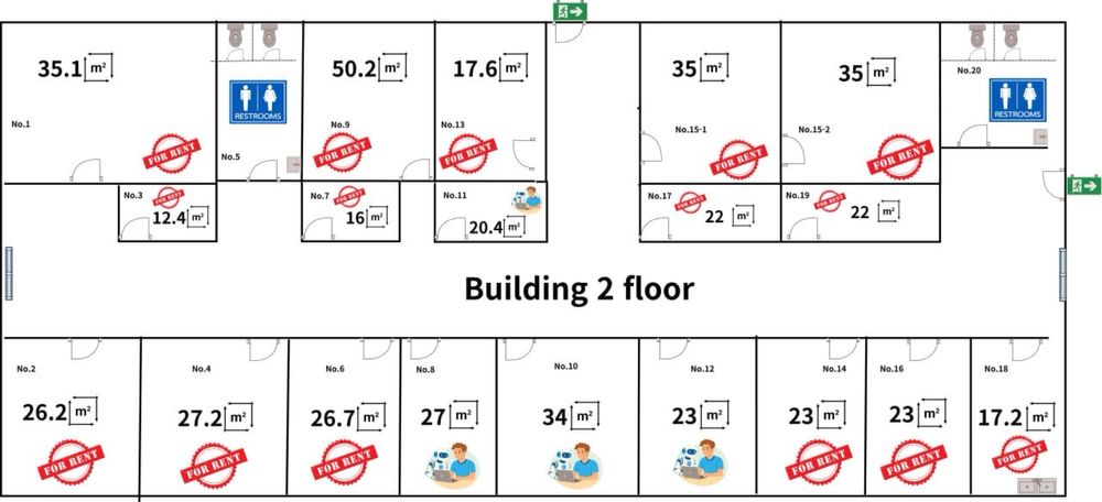 Аренда Помешиния под Офис — Чиланзарзар Ц квартил