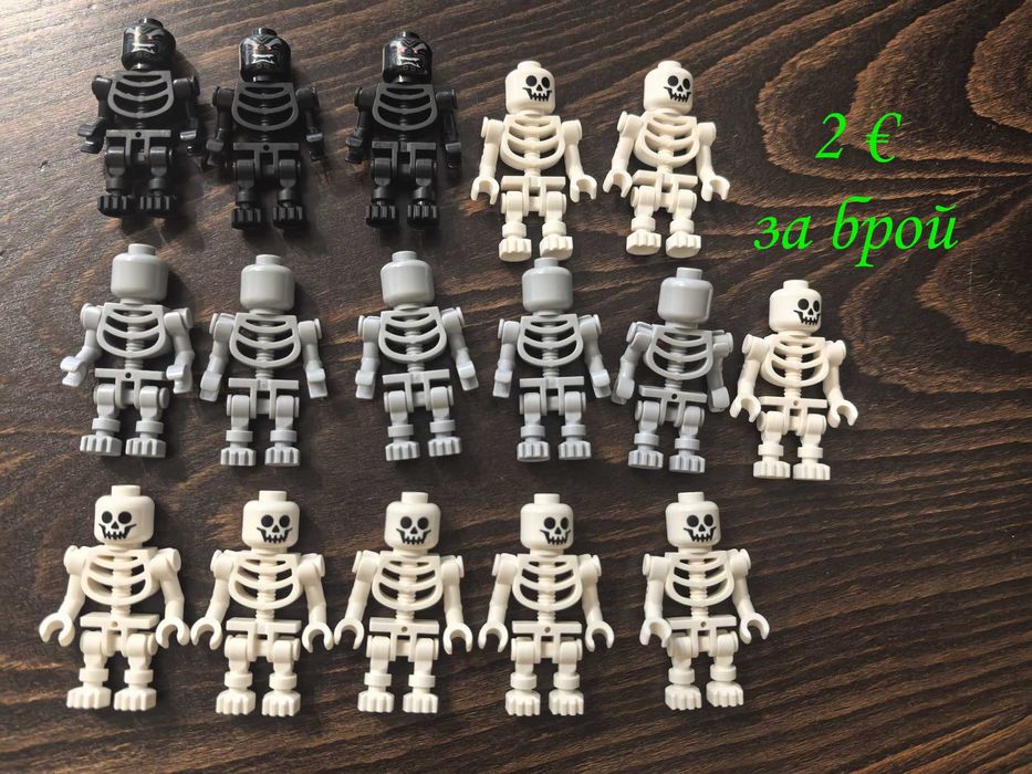 НОВИ LEGO минифигурки рицар пират сокол вълк форестмен